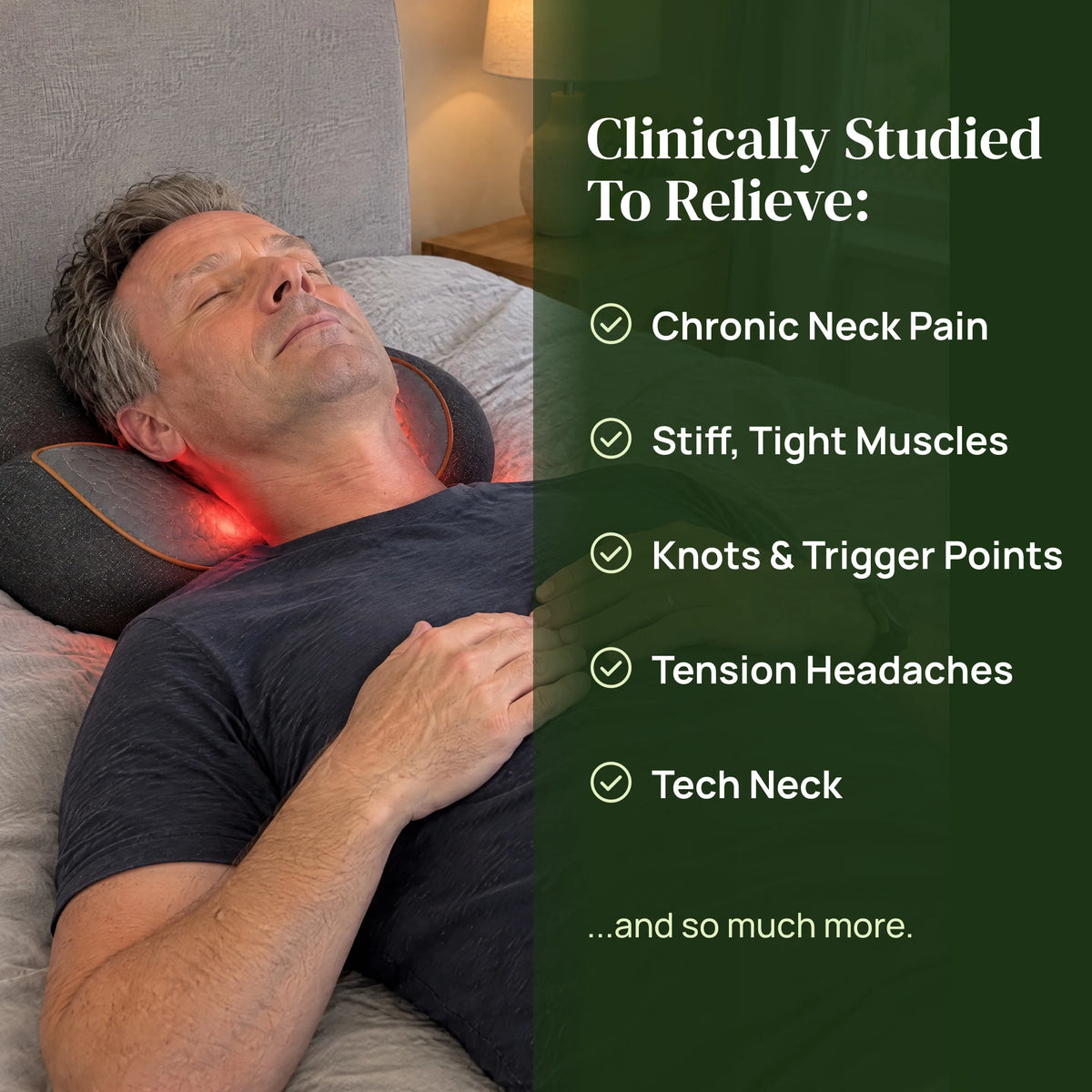 GlowRest™ Red Light Neck Pillow