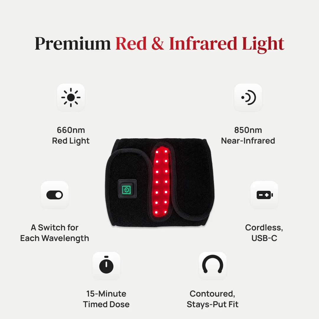 Nirvex Red Light Elbow Wrap